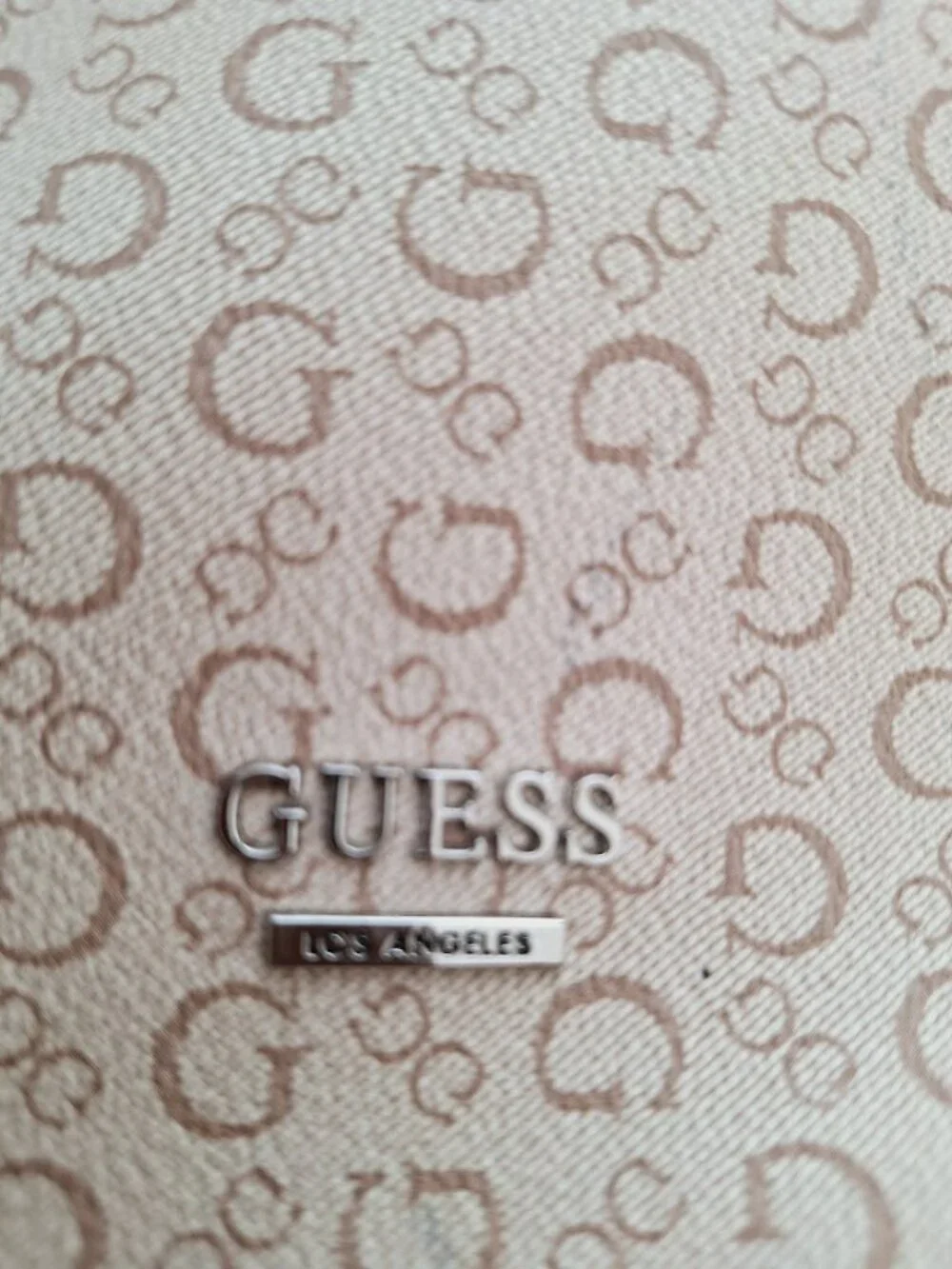 Guess Logo Crossbody Bag Cream Beige - Picture 3 of 9